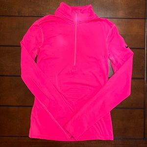 💖Hot Pink Nike Fitted 1/4 Zip Pullover💖